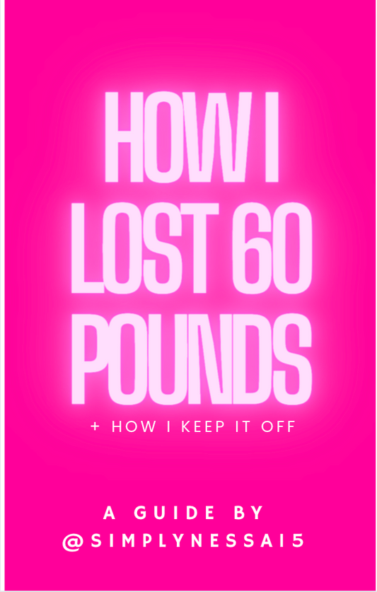 HOW I LOST 60 POUNDS EBOOK